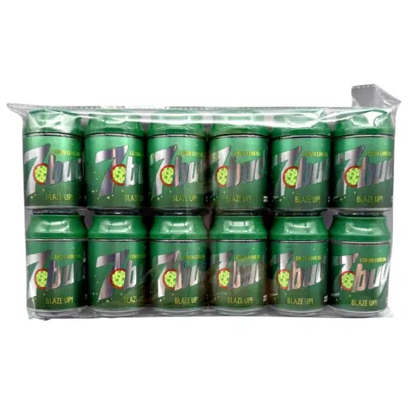 3.5g Plastic Soda Can Jar - (12 Count) Seven (7) Bud CMB-007 - Image 3
