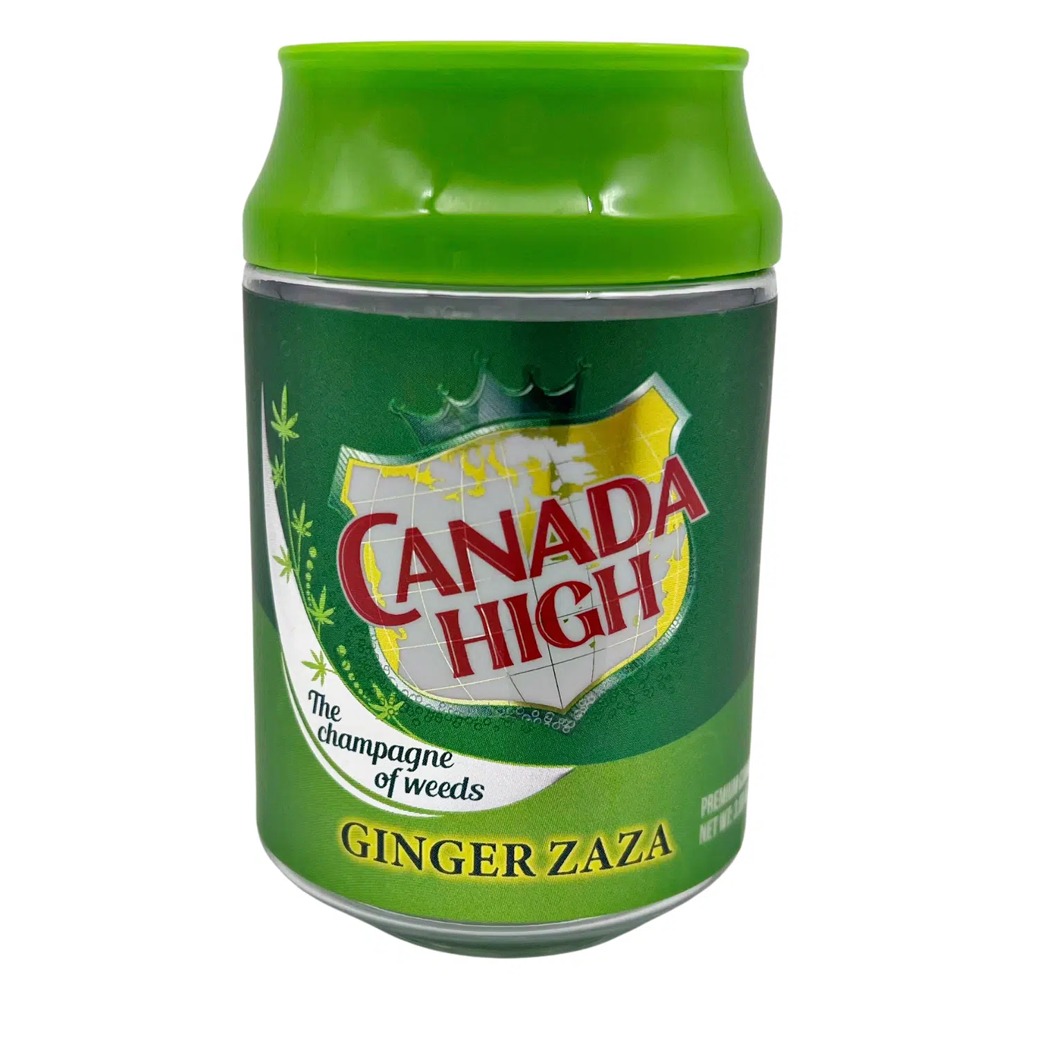 3.5g Plastic Soda Can Jar – (12 Count) Canada High CMB-008