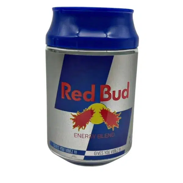 3.5g Plastic Soda Can Jar - (12 Count) Red Bud CMB-009