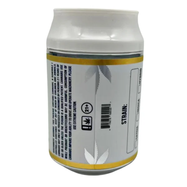 3.5g Plastic Soda Can Jar - (12 Count) Mellowdelo CMB-011 - Image 2