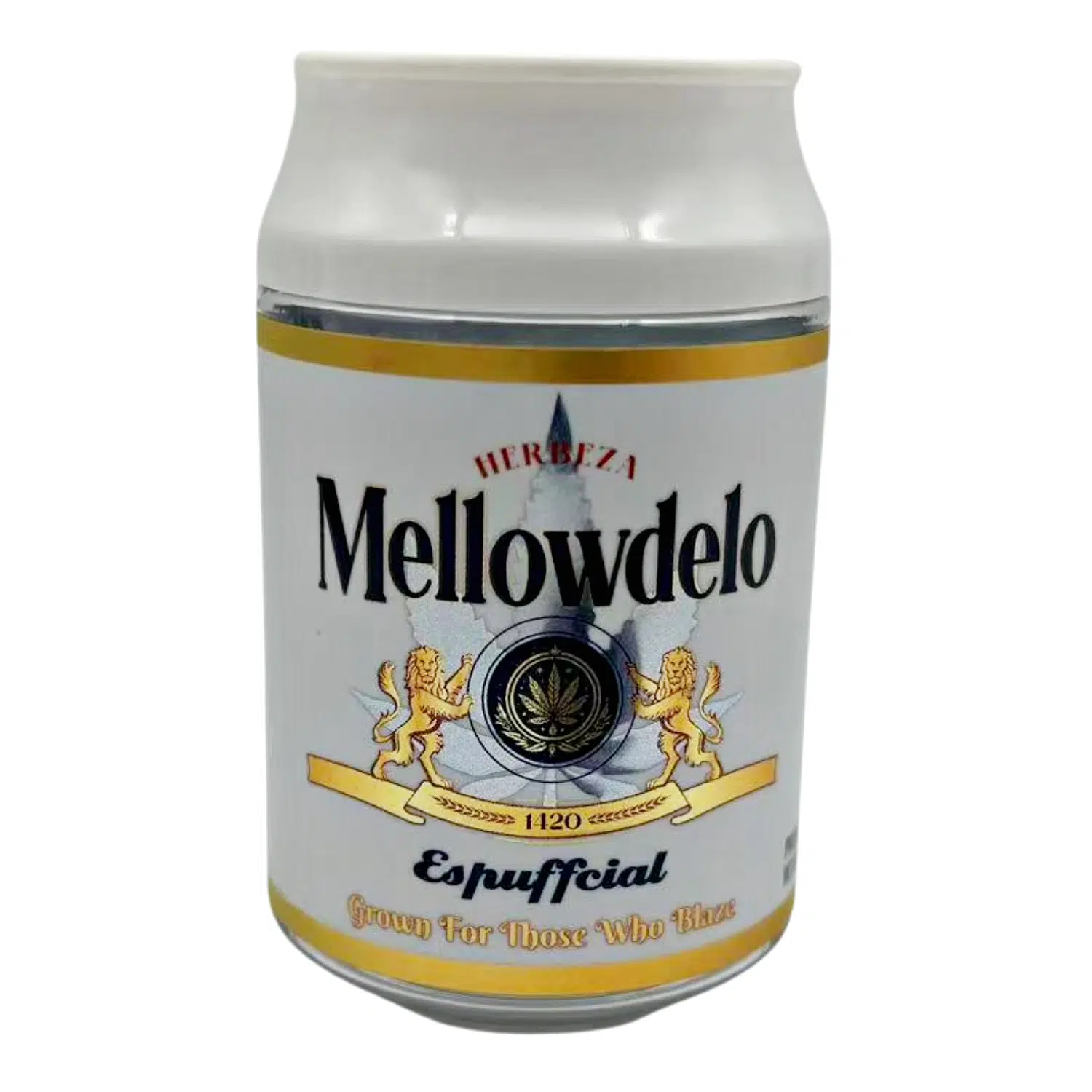 3.5g Plastic Soda Can Jar – (12 Count) Mellowdelo CMB-011