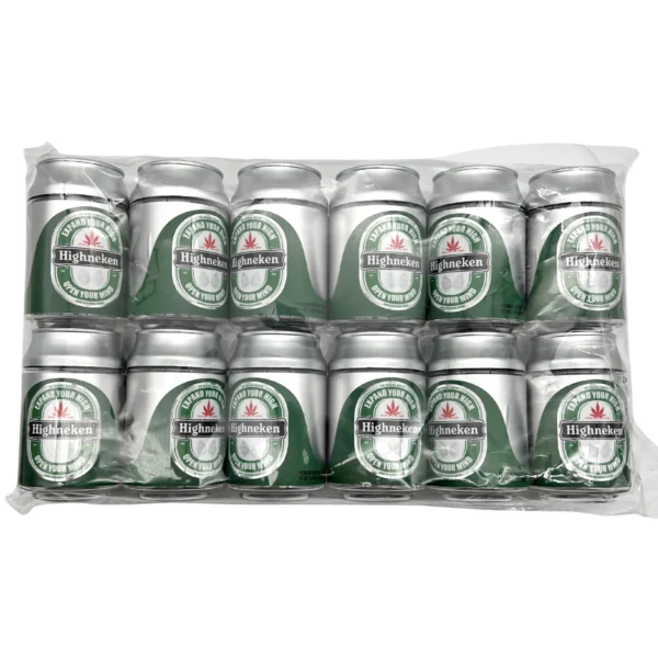 3.5g Plastic Soda Can Jar - (12 Count) Highneken CMB-012 - Image 3