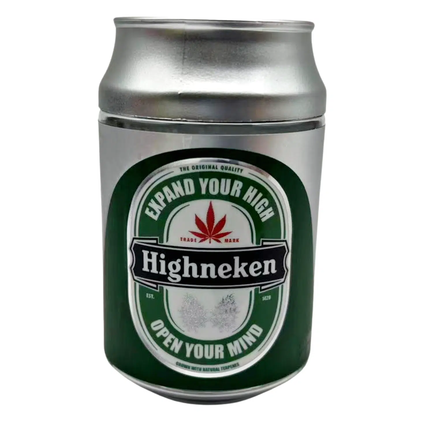 3.5g Plastic Soda Can Jar – (12 Count) Highneken CMB-012
