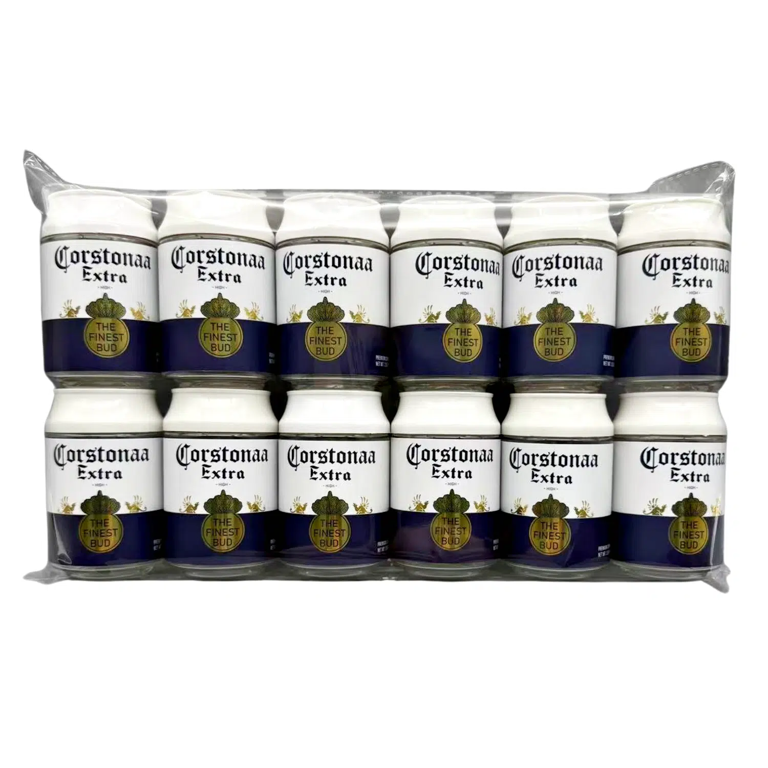 3.5g Plastic Soda Can Jar - (12 Count) Corstonaa Extra CMB-013 - Image 3