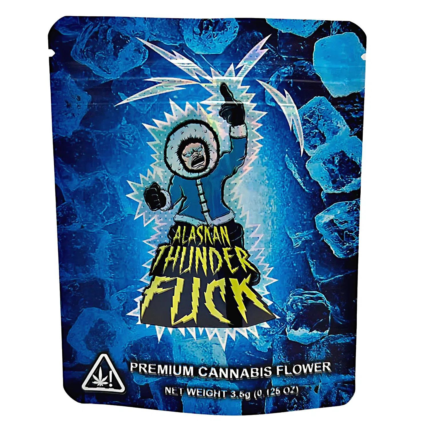 3.5 Gram Mylar Bag – Premium Smell-Proof Flower Packaging – Alaska Thunder Fuck (50 Count) CMB-35G-005