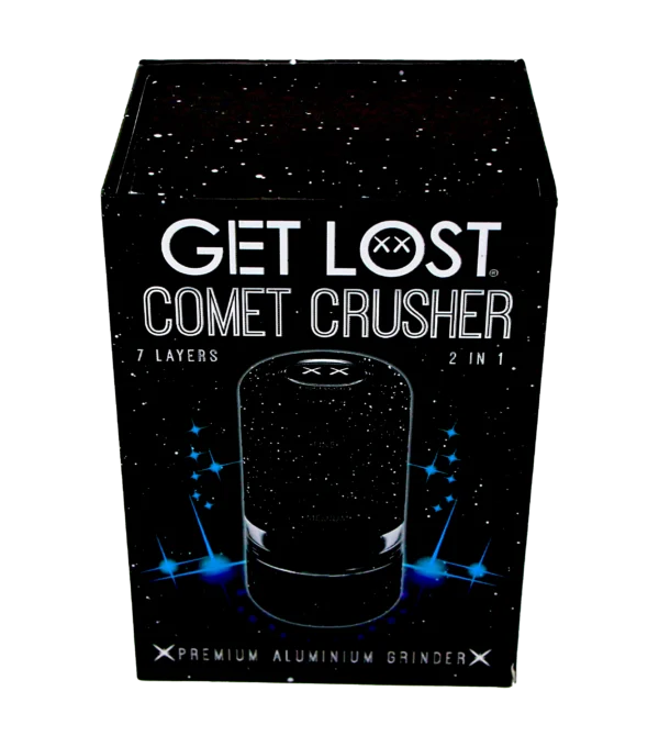 CC-BLK-002 Get Lost Comet Crusher Gradient Premium Herb Grinder (7-Piece Modular Design) (Black) - Image 10