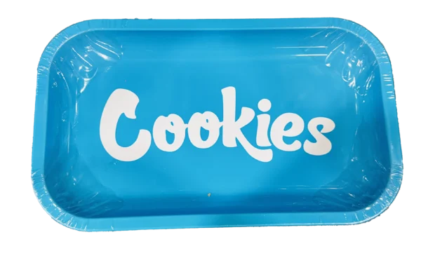 CP-MD-002 - Cookies Medium Metal Rolling Tray (Blue)