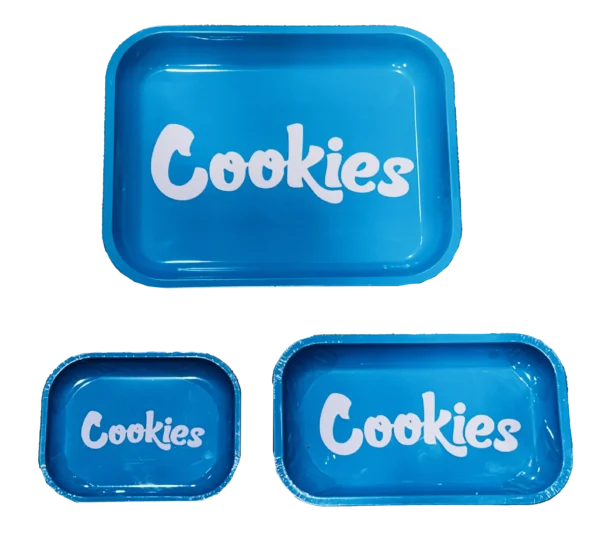 CP-SM-003 - Cookies Small Metal Rolling Tray (Blue) - Image 2