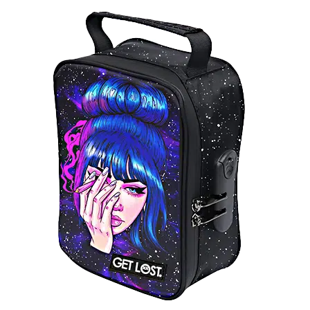CSB-SL-005 Get Lost Premium Saffiano Leather Stash Bag (Woman With Hangover)