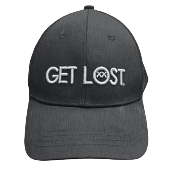 CWSPP-008 New! Get Lost Secret Zipper Pocket Cap – Smell-Proof Stash Hat (Charcoal Grey)