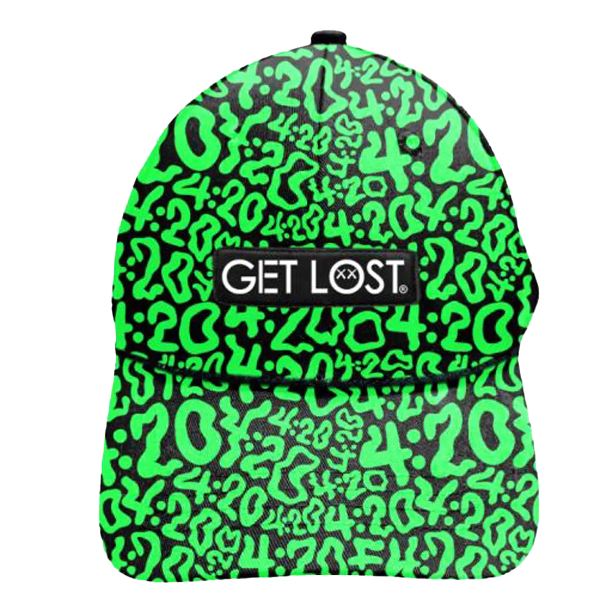 CWSPP-012 New! Get Lost Secret Zipper Pocket Cap – Smell-Proof Stash Hat (Green 420)