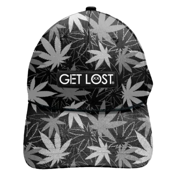 CWSPP-018 New! Get Lost Secret Zipper Pocket Cap – Smell-Proof Stash Hat (Grey Weed)