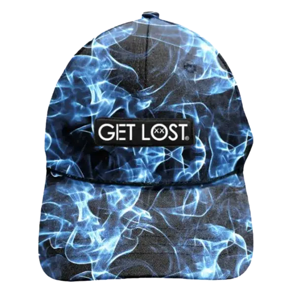 CWSPP-021 New! Get Lost Secret Zipper Pocket Cap – Smell-Proof Stash Hat (Blue Ice)