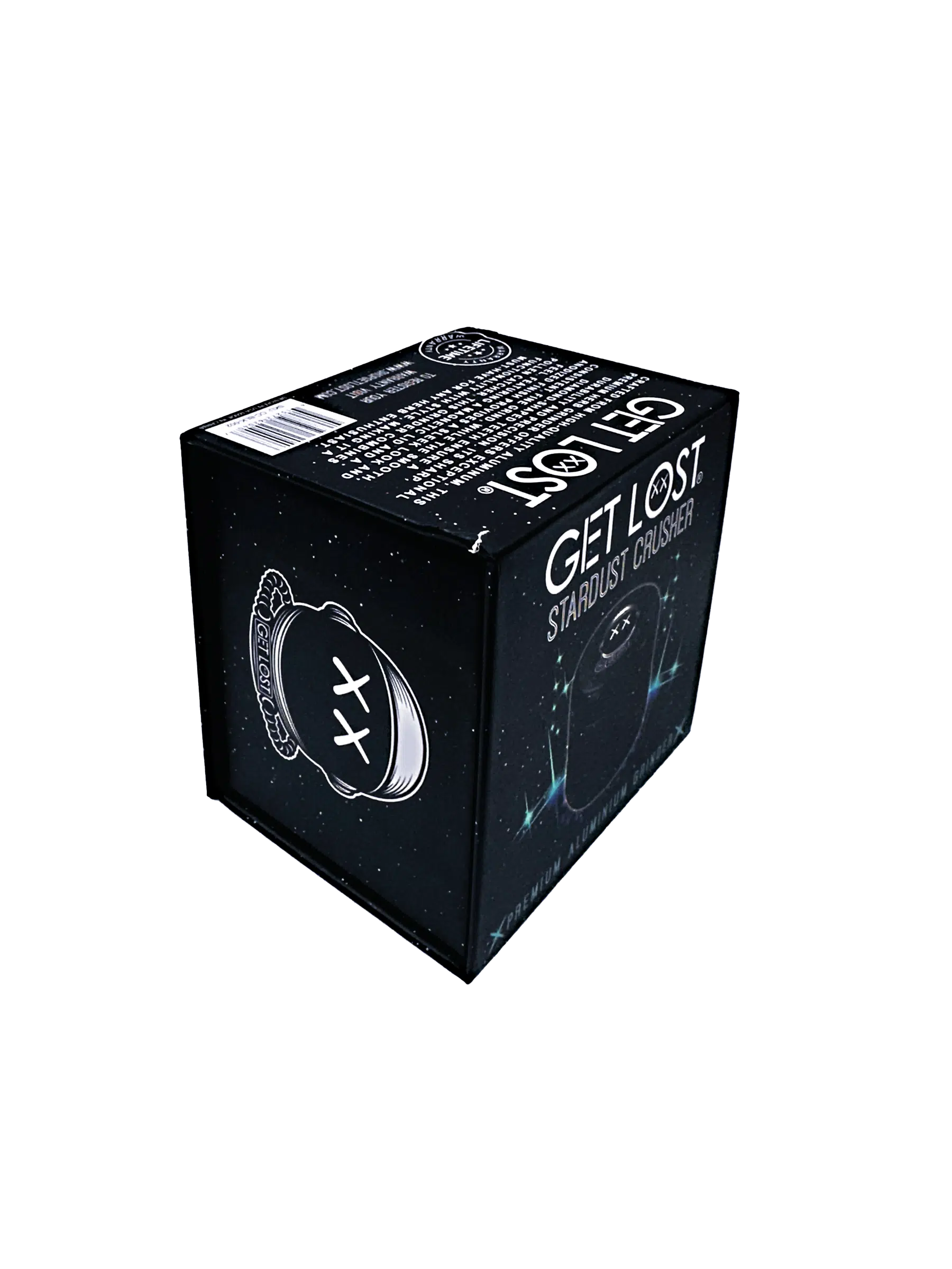 DC-GPG-BP-002 Get Lost Premium Aluminum Grinder Diamond Crusher (Black-Silver) - Image 7