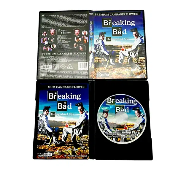 3.5 Gram Mylar Bag – Premium Mylar Bag + DVD Case Set - Breaking Bad - DVD-MB-007