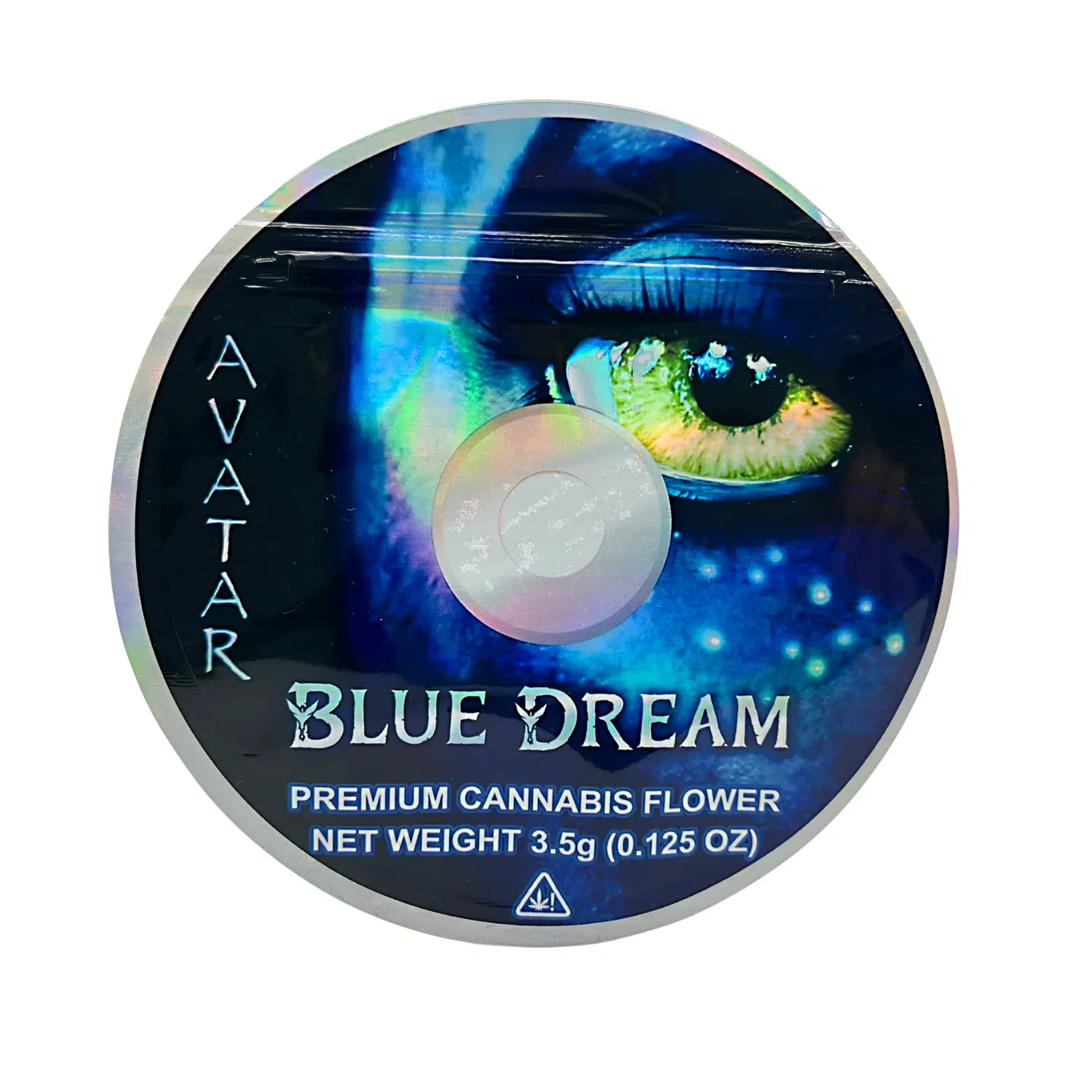 3.5 Gram Mylar Bag – Premium Mylar DVD Bag Only – Avatar Blue Dream – DVDMB-35-003