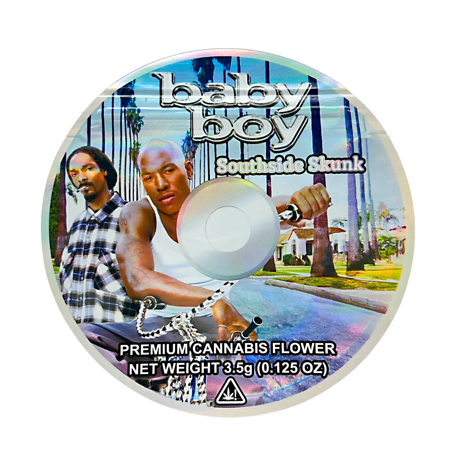3.5 Gram Mylar Bag – Premium Mylar DVD Bag Only – Baby Boy Southside Skunk – DVDMB-35-004