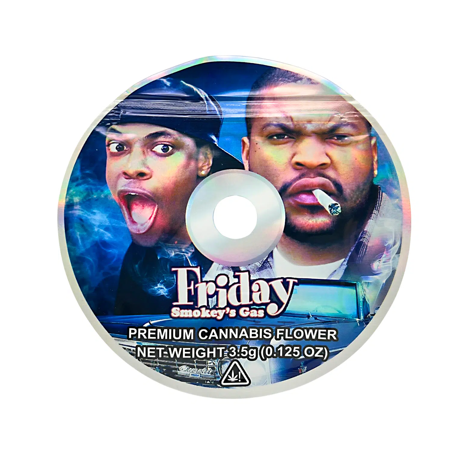 3.5 Gram Mylar Bag – Premium Mylar DVD Bag Only – Friday Smokey’s Gas – DVDMB-35-014