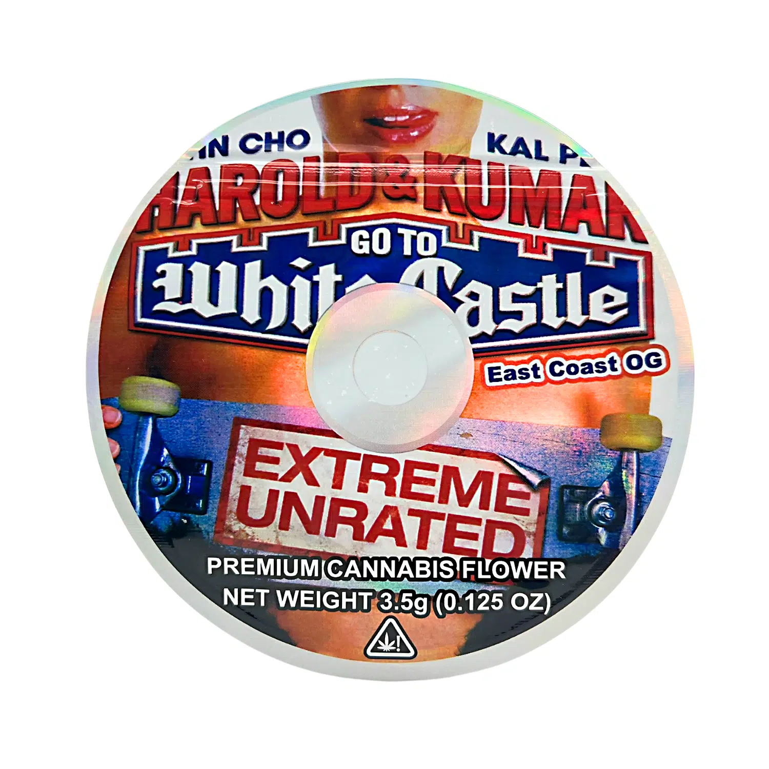3.5 Gram Mylar Bag – Premium Mylar DVD Bag Only – White Castle East Coast OG – DVDMB-35-019