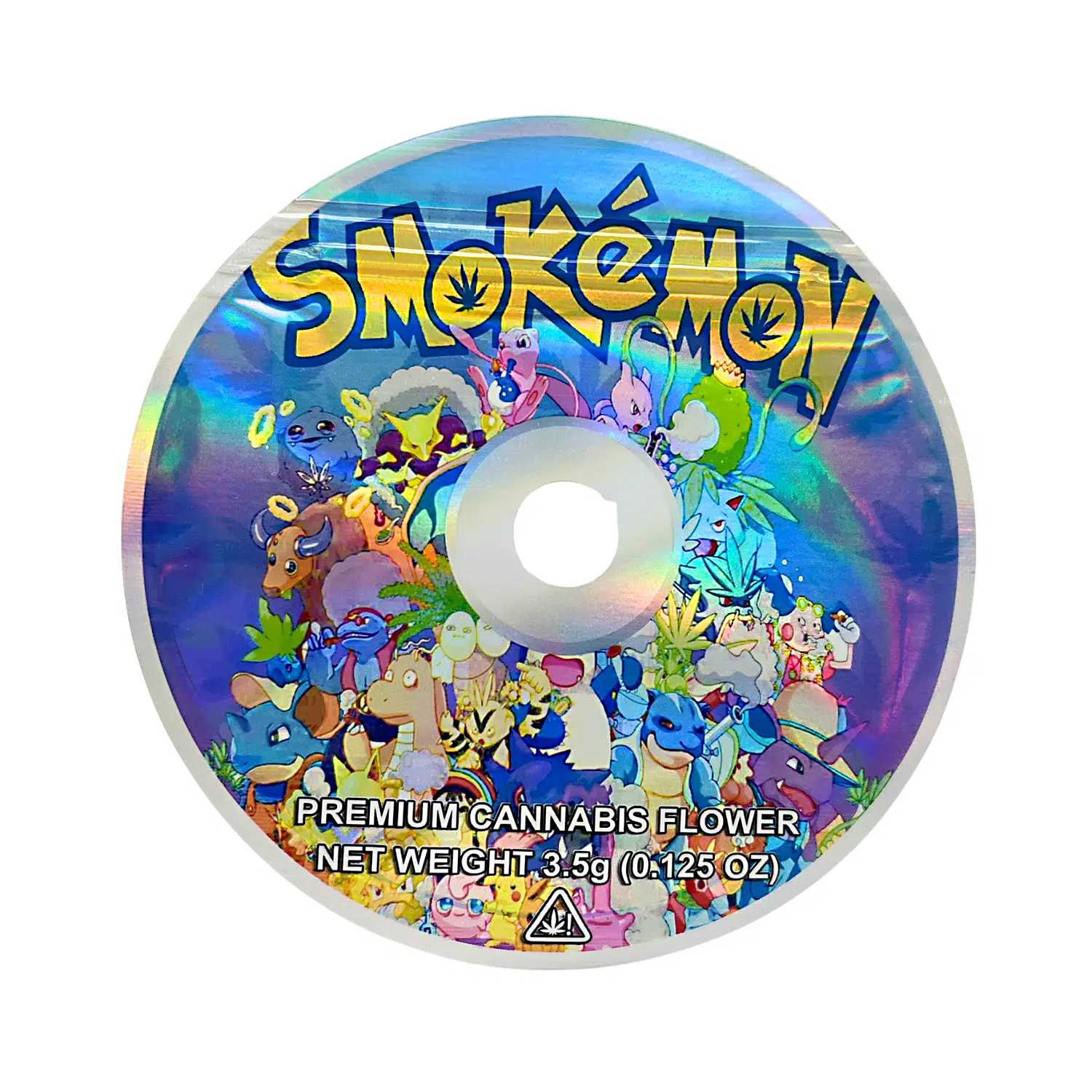 3.5 Gram Mylar Bag – Premium Mylar DVD Bag Only – Smokemon – DVDMB-35-030