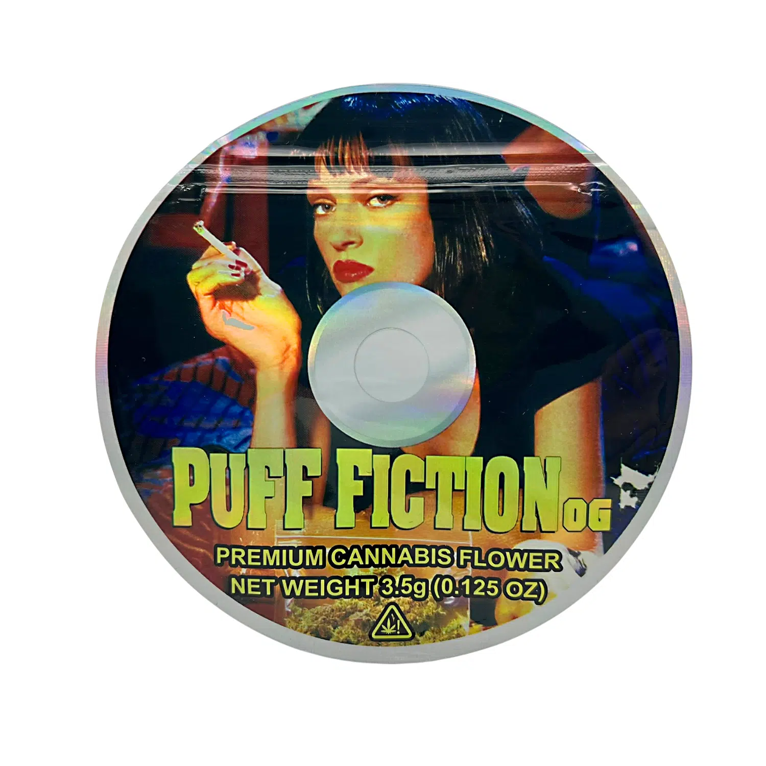 3.5 Gram Mylar Bag – Premium Mylar DVD Bag Only – Puff Fiction OG – DVDMB-35-031