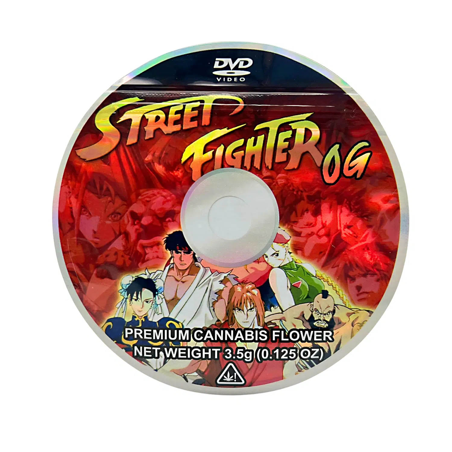 3.5 Gram Mylar Bag – Premium Mylar DVD Bag Only – Street Fighter OG – DVDMB-35-038