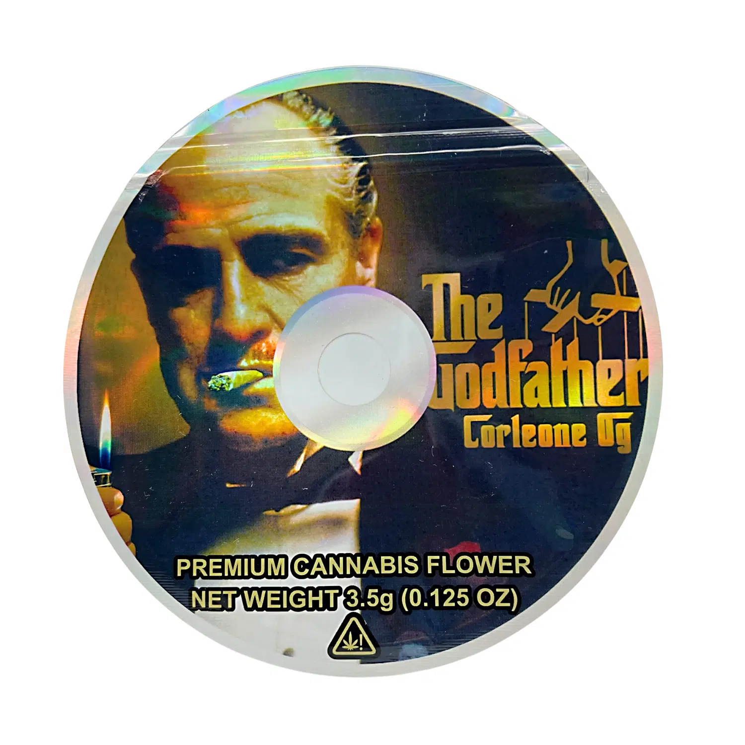 3.5 Gram Mylar Bag – Premium Mylar DVD Bag Only – The Godfather Corleane OG – DVDMB-35-042