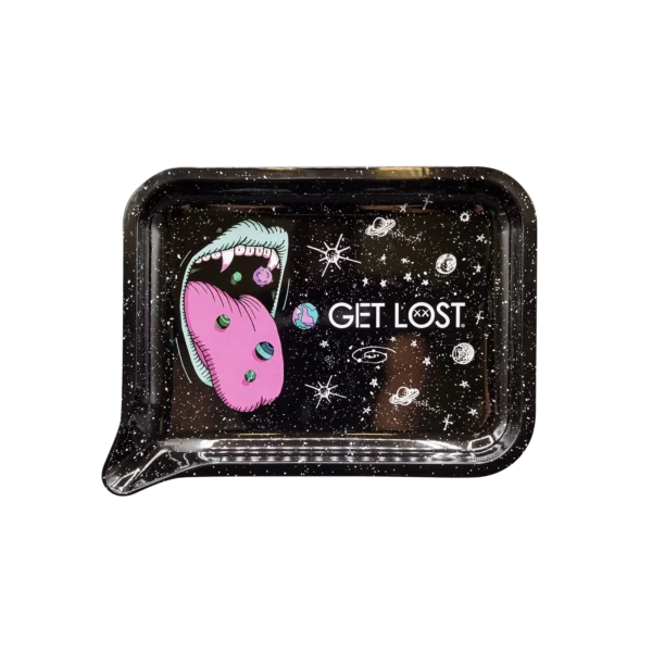 FRT-SM-024 Get Lost Small 3D Rolling Tray (No Lid) (Vampire Galaxy Lips)