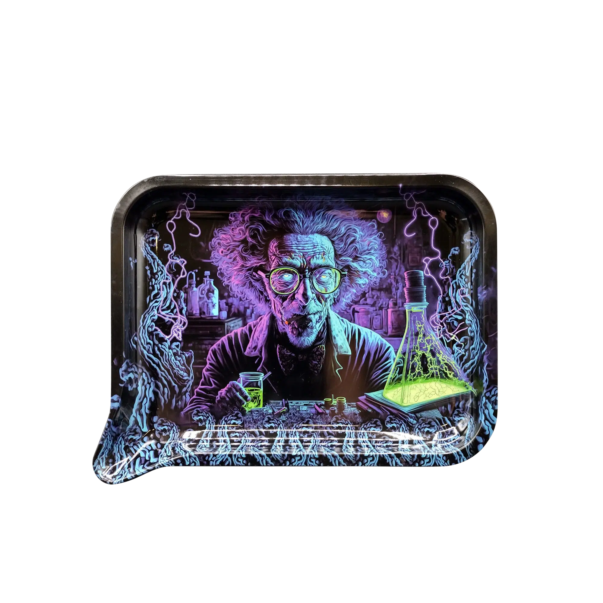 FRT-SM-030 Get Lost Small 3D Rolling Tray (No Lid) (Maniac Doctor)