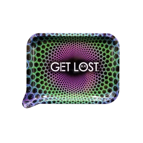 FRT-SM-038 Get Lost Small 3D Rolling Tray (No Lid) (Trippy Spiral)