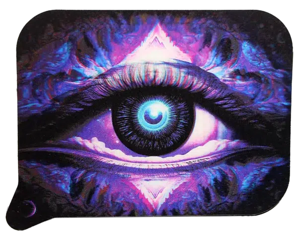 FRT3D-026 Get Lost Medium Funnel Rolling Tray with 3D Magnetic Lid (Get Lost Third Eye) - Image 4