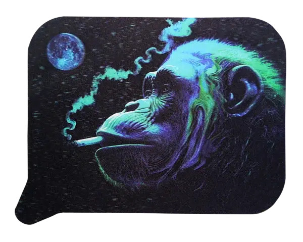 FRT3D-050 Get Lost Medium Funnel Rolling Tray with 3D Magnetic Lid (Get Lost Smoking Gorilla) - Image 3