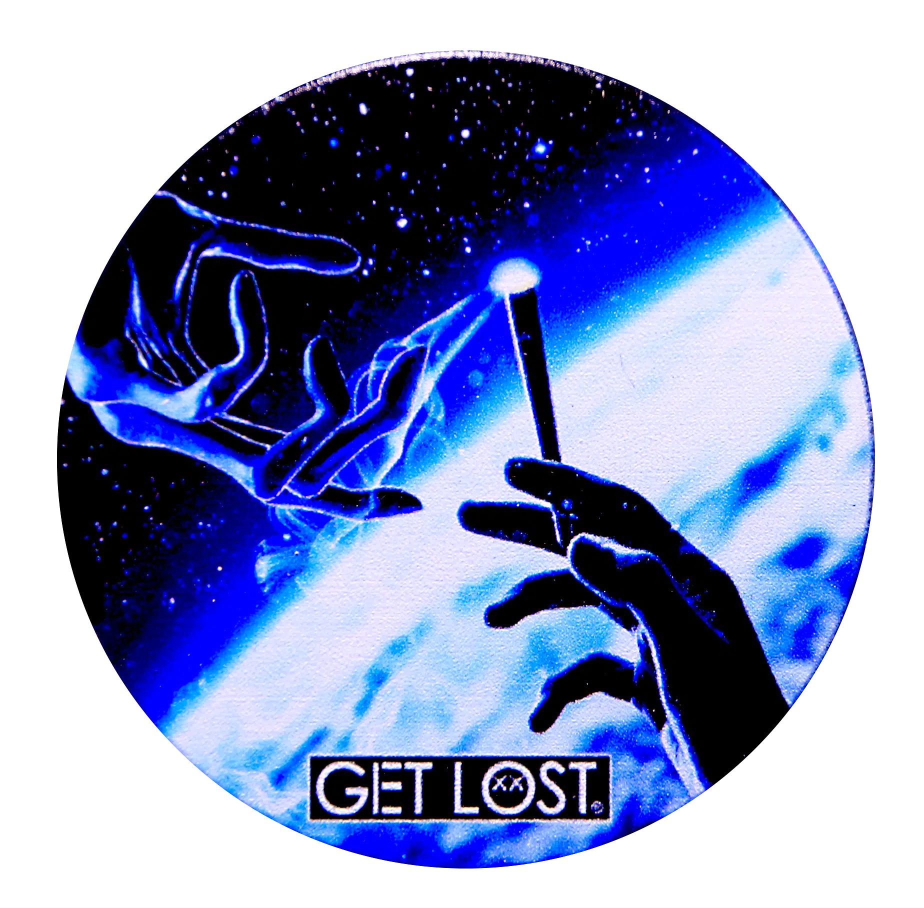 GG-50-001 - Get Lost Galaxy Grinders 4 Layers Full Print Herb Grinders – 50mm (12 Count) Set 01 - Image 10