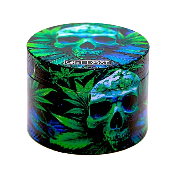GG-50-002 - Get Lost Galaxy Grinders 4 Layers Full Print Herb Grinders – 50mm (12 Count) Set 02 - Image 15