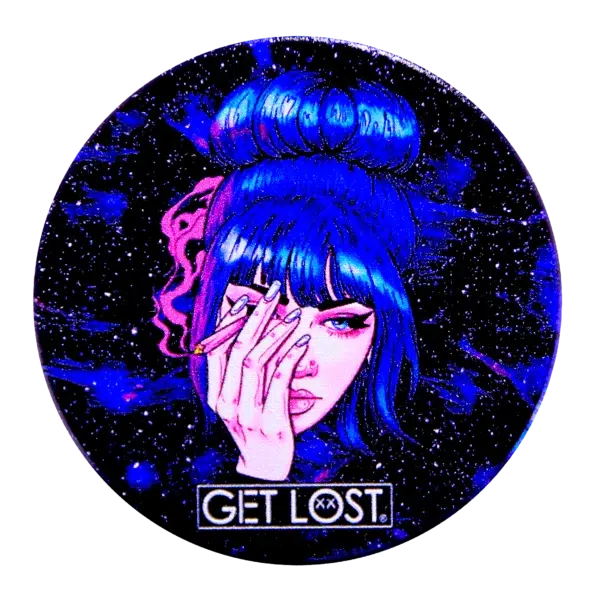 GG-50-004 - Get Lost Galaxy Grinders 4 Layers Full Print Herb Grinders – 50mm (12 Count) Set 04 - Image 16