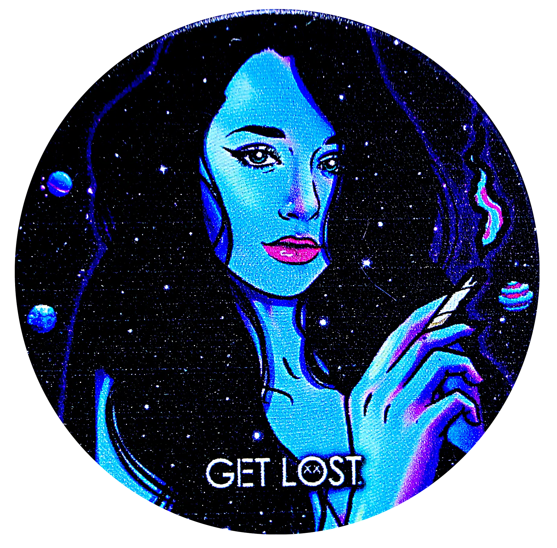 GG-50-009 - Get Lost Galaxy Grinders 4 Layers Full Print Herb Grinders – 50mm (12 Count) Set 09 - Image 11