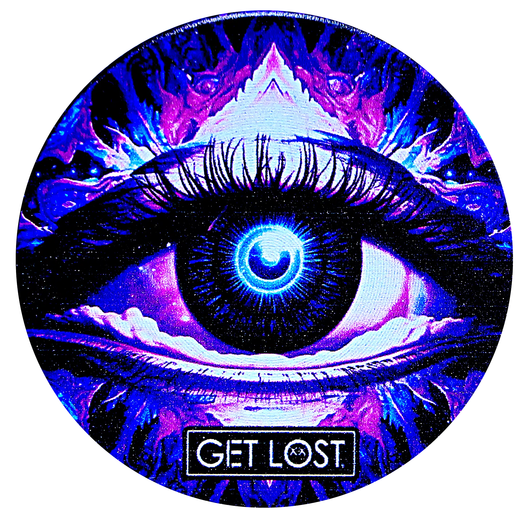 GG-50-009 - Get Lost Galaxy Grinders 4 Layers Full Print Herb Grinders – 50mm (12 Count) Set 09 - Image 19