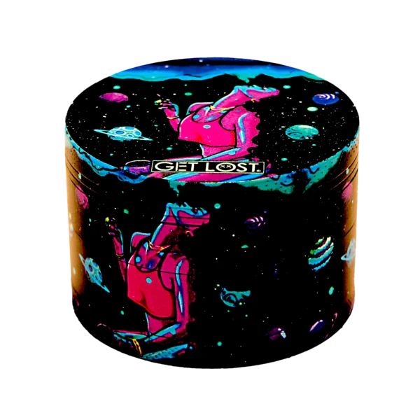 GG-63-003 - Get Lost Galaxy Grinders 4 Layers Full Print Herb Grinders – 63mm (6 Count) Set 03 - Image 14
