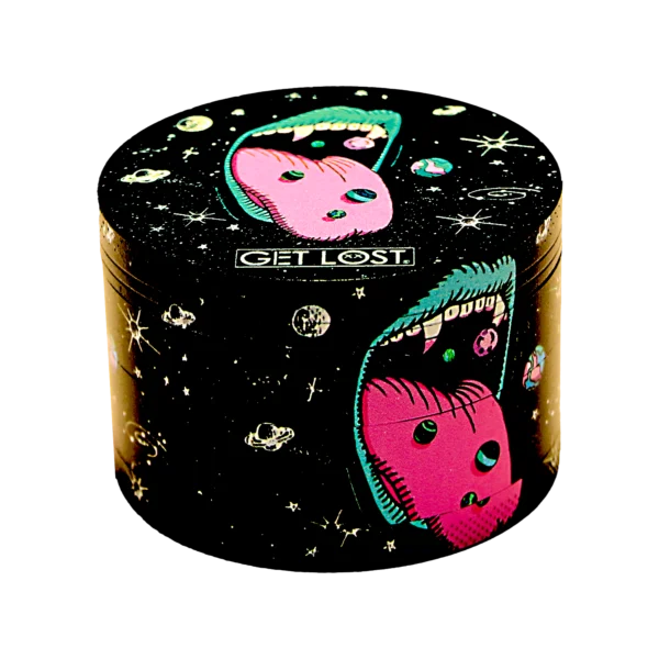 GG-63-003 - Get Lost Galaxy Grinders 4 Layers Full Print Herb Grinders – 63mm (6 Count) Set 03 - Image 10