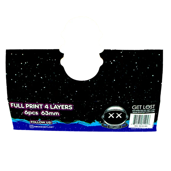 GG-63-003 - Get Lost Galaxy Grinders 4 Layers Full Print Herb Grinders – 63mm (6 Count) Set 03 - Image 4