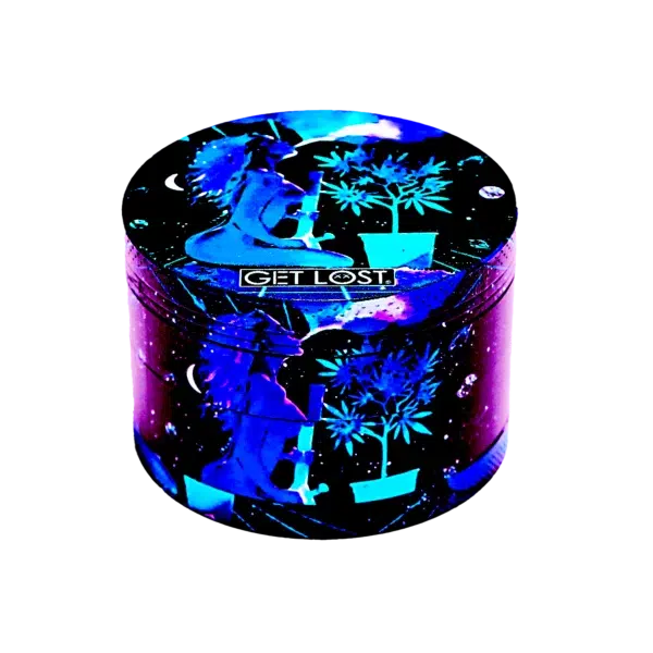 GG-63-006 - Get Lost Galaxy Grinders 4 Layers Full Print Herb Grinders – 63mm (6 Count) Set 06 - Image 16