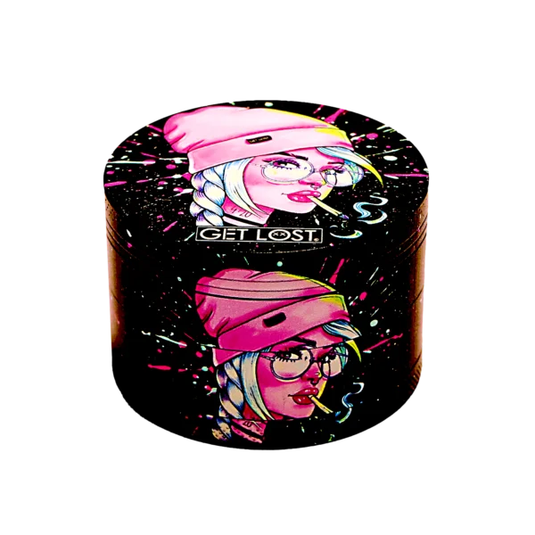 GG-63-006 - Get Lost Galaxy Grinders 4 Layers Full Print Herb Grinders – 63mm (6 Count) Set 06 - Image 8