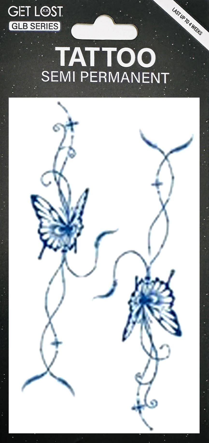 GLB-025 Semi Permanent Tattoo 2.75″x4.75″