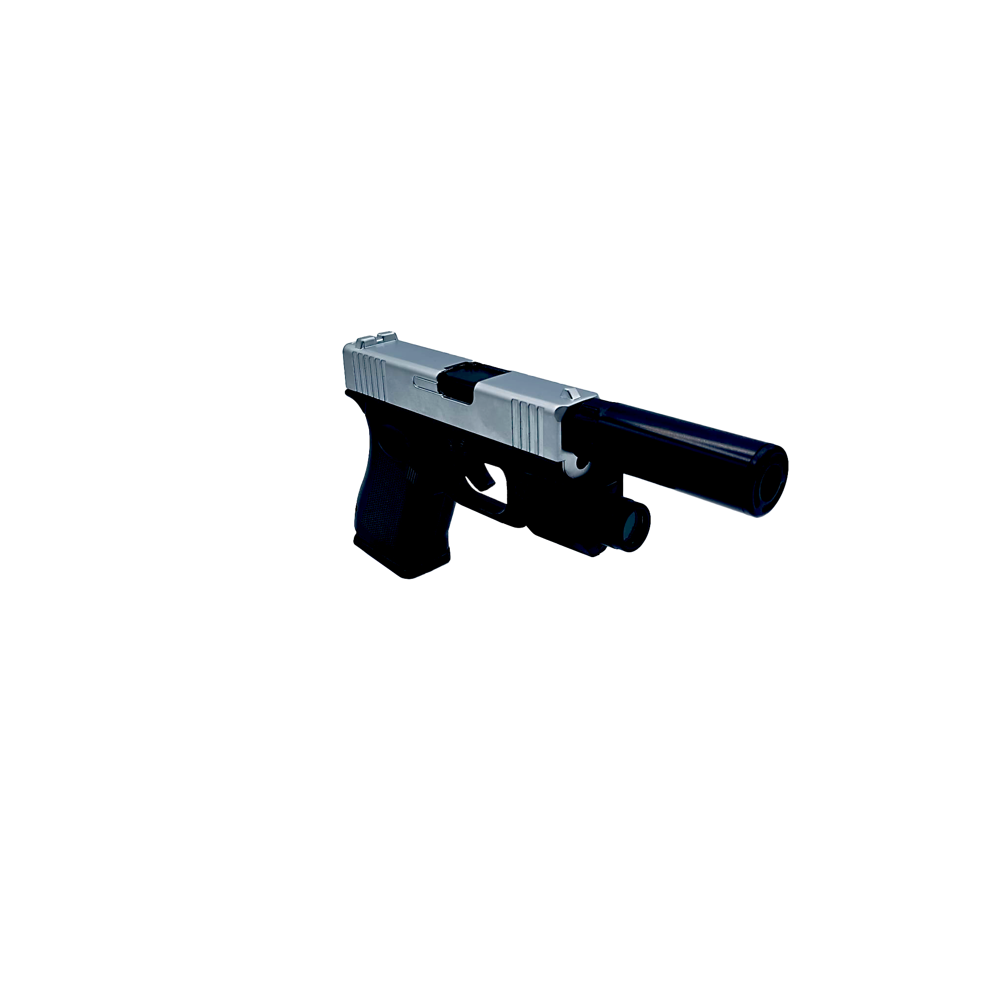 GTG-SLV-004 Get Lost Gun Torch Lighter (Silver) - Image 2