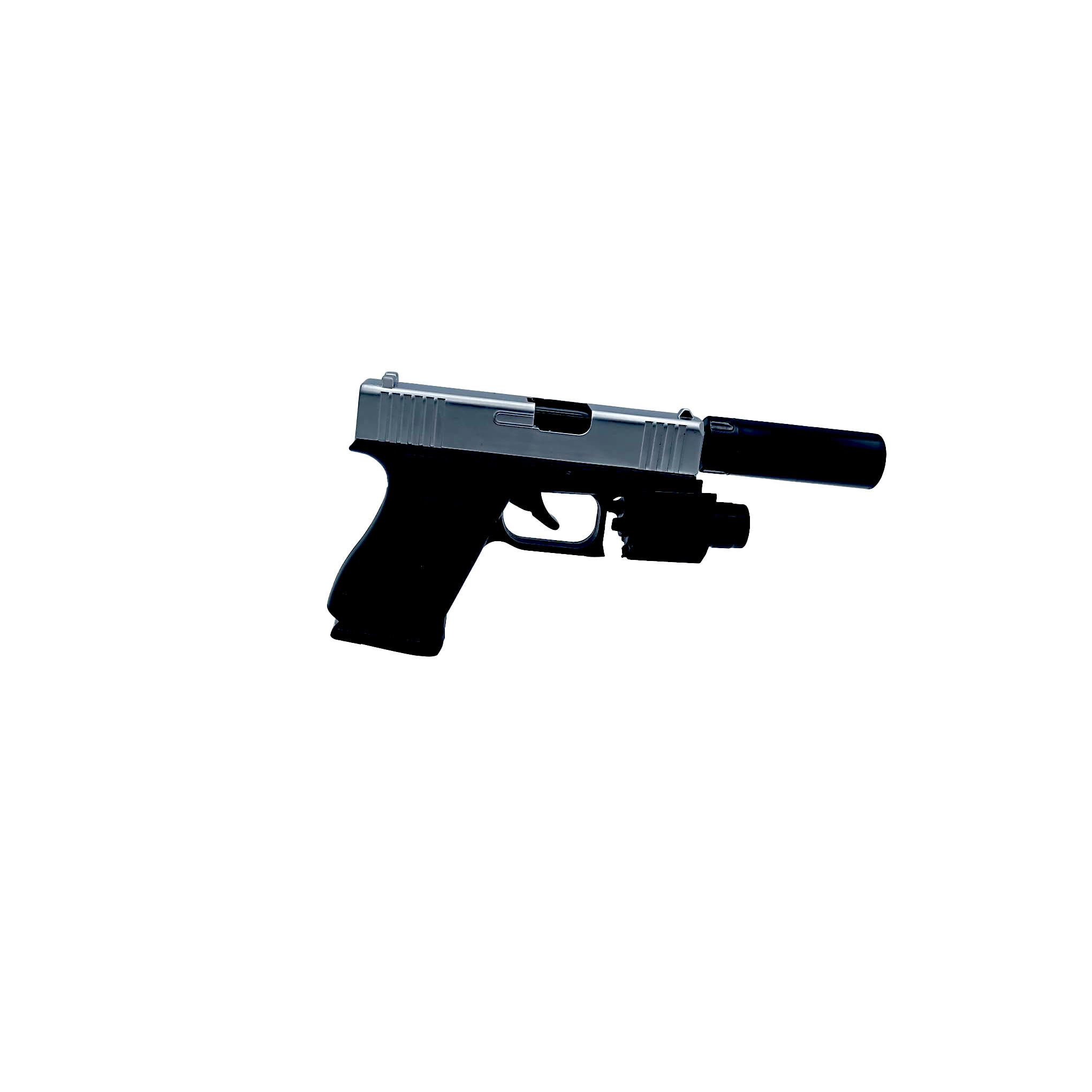 GTG-SLV-004 Get Lost Gun Torch Lighter (Silver) - Image 3