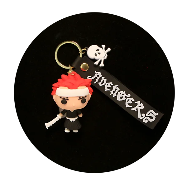 KSB-009 Avengers Renji Abara - Keychain With Silicone Band