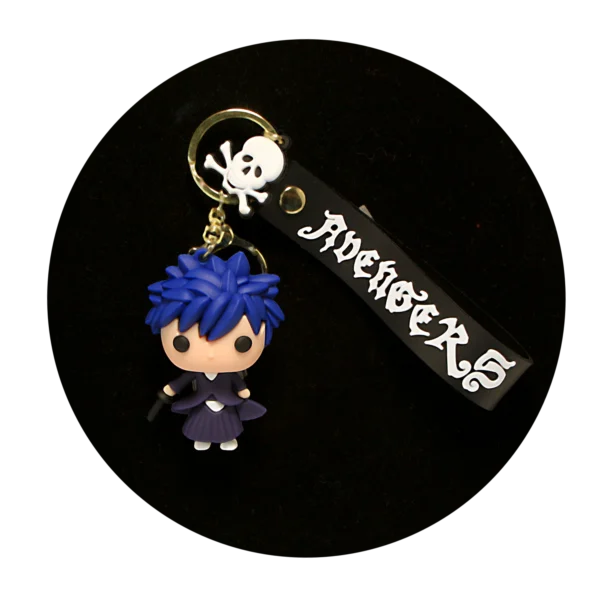 KSB-011 Avengers Kurosaki Ichigo - Keychain With Silicone Band