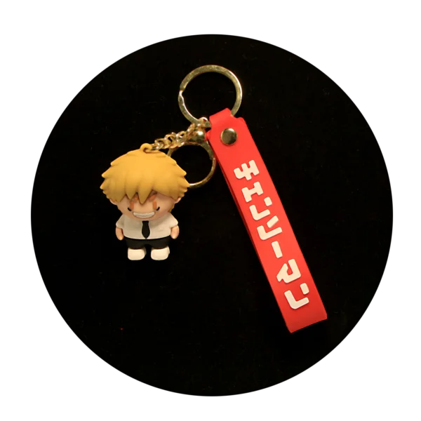 KSB-016 Anime - Chainsaw Man - Denji - Keychain With Silicone Band