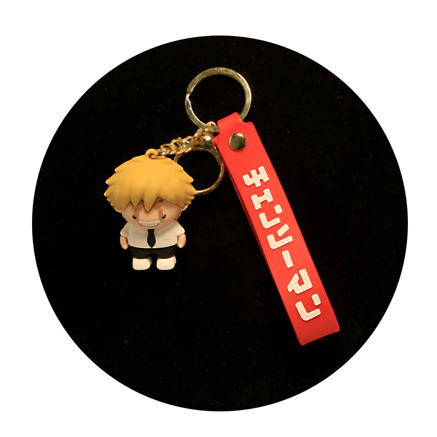 KSB-016 Anime – Chainsaw Man – Denji – Keychain With Silicone Band
