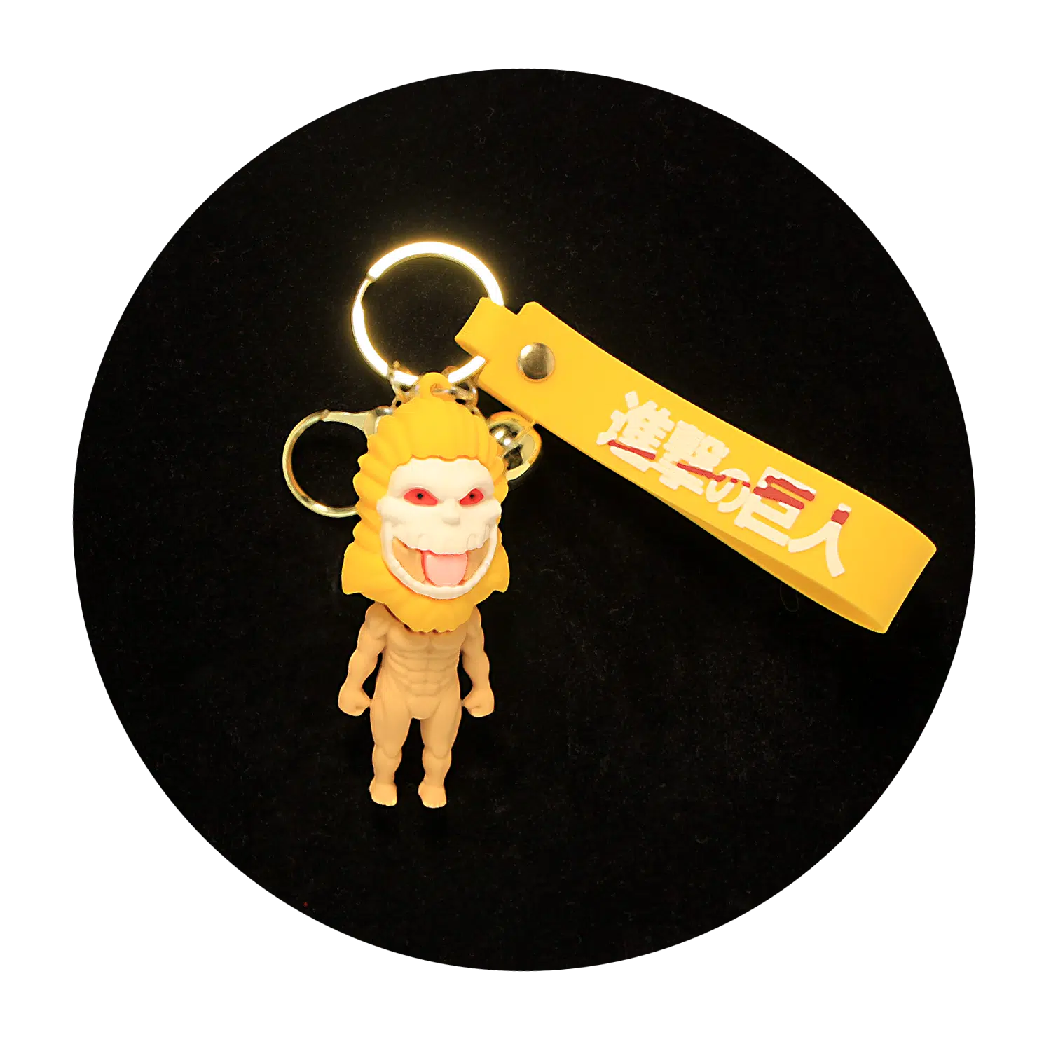 KSB-019 Anime – Attack on Titan – Jaw Porco Galliard – Keychain With Silicone Band